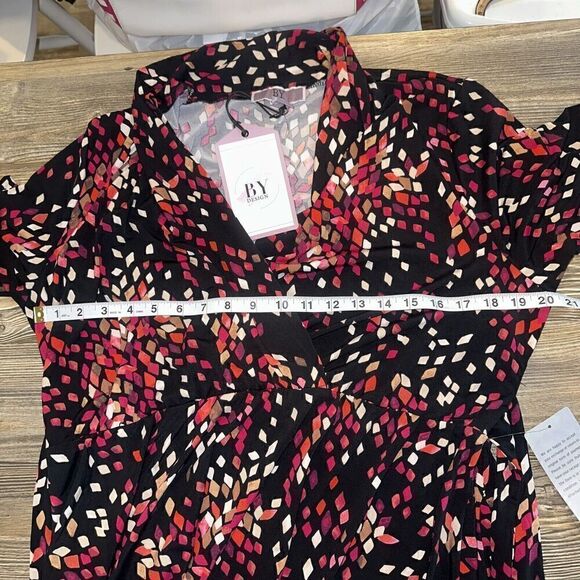 By Design New York Confetti Red Dress. Multi Color. Size XL. NWT. 6 - Picture 9 of 10